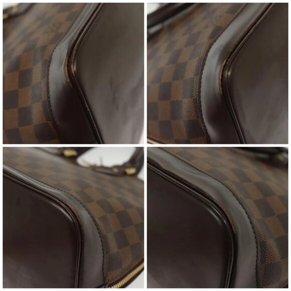 LOUIS VUITTON Damier Ebene Alma Hand Bag N51131 LV Auth 140459 - Picture 14 of 16